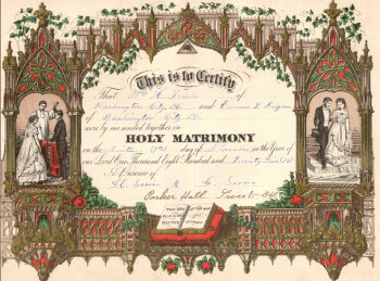 Public Marriage Record Search - marrage certificate